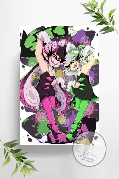 Preview: Splatoon Tortenaufleger A4, 0949z